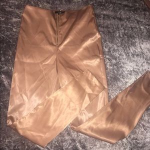 High wasted silky pants